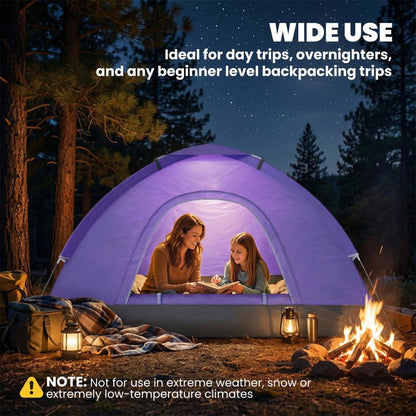 Outsunny 2 Person Dome Tent for Camping, Hiking & Festivals
