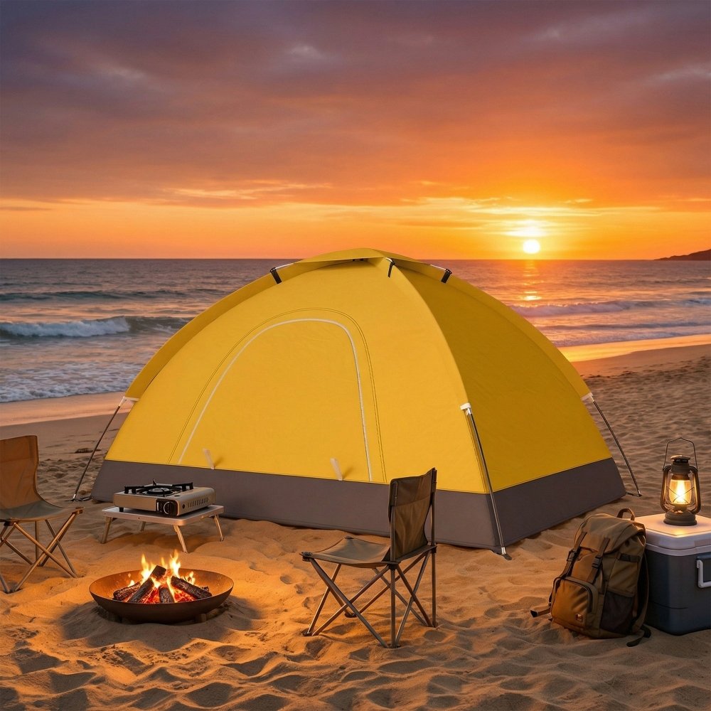 Outsunny 2 Person Dome Tent for Camping, Hiking & Festivals