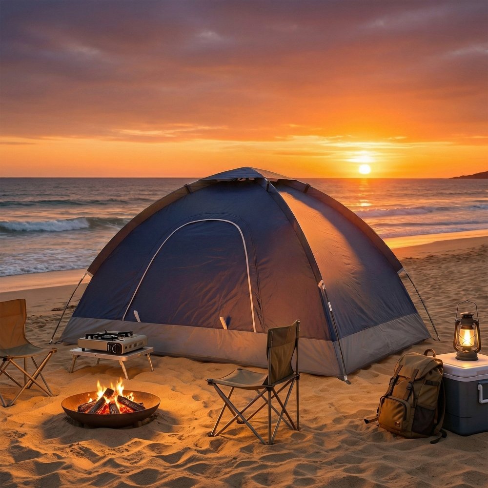Outsunny 2 Person Dome Tent for Camping, Hiking & Festivals