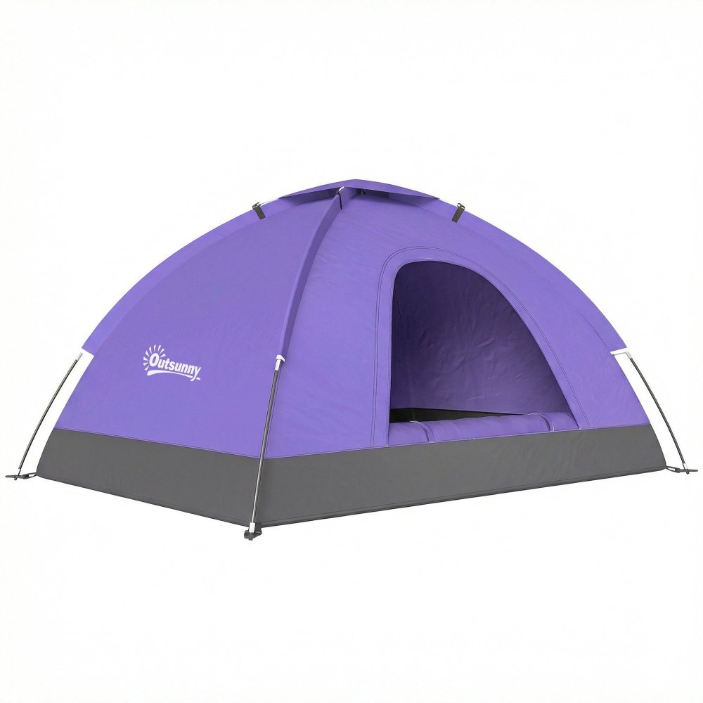 Outsunny 2 Person Dome Tent for Camping, Hiking & Festivals