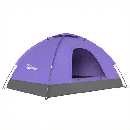 Outsunny 2 Person Dome Tent for Camping, Hiking & Festivals