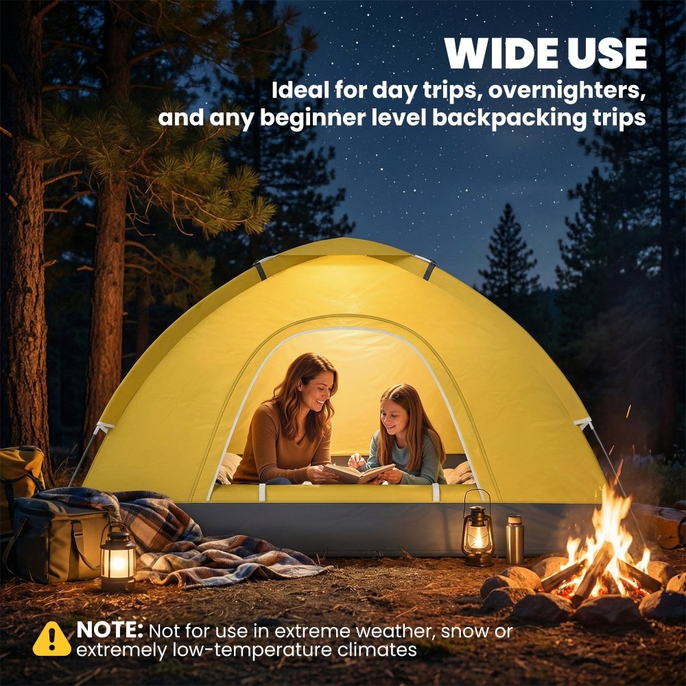 Outsunny 2 Person Dome Tent for Camping, Hiking & Festivals