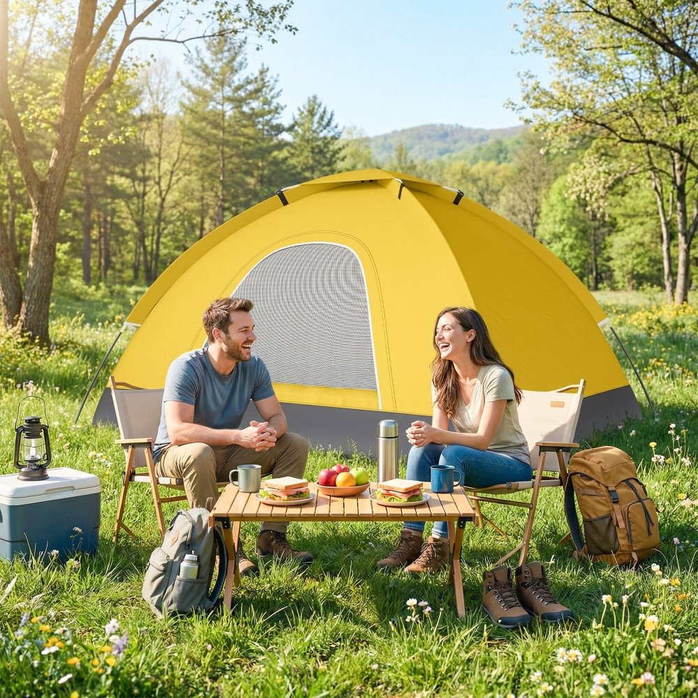 Outsunny 2 Person Dome Tent for Camping, Hiking & Festivals