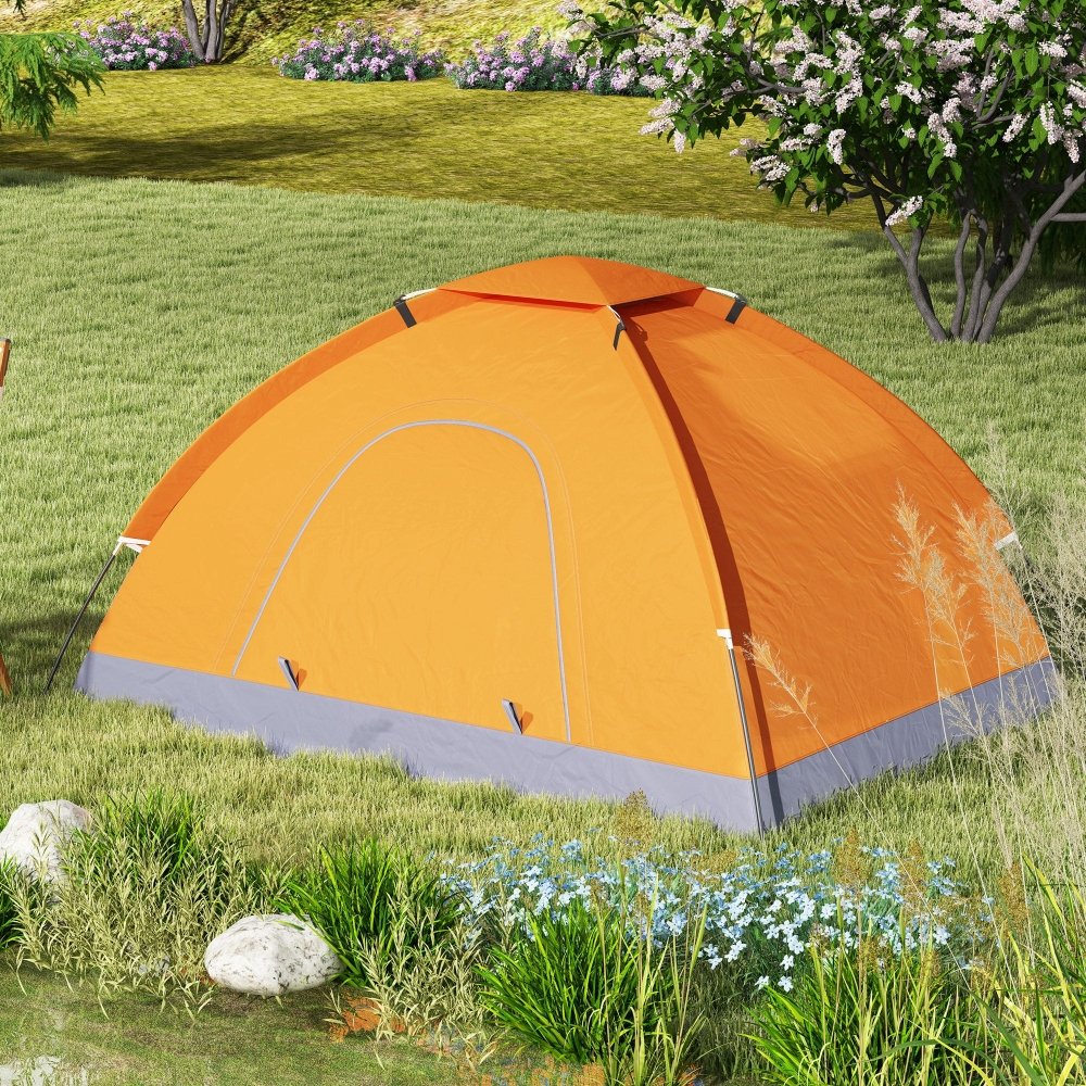 Outsunny 2 Person Dome Tent for Camping, Hiking & Festivals