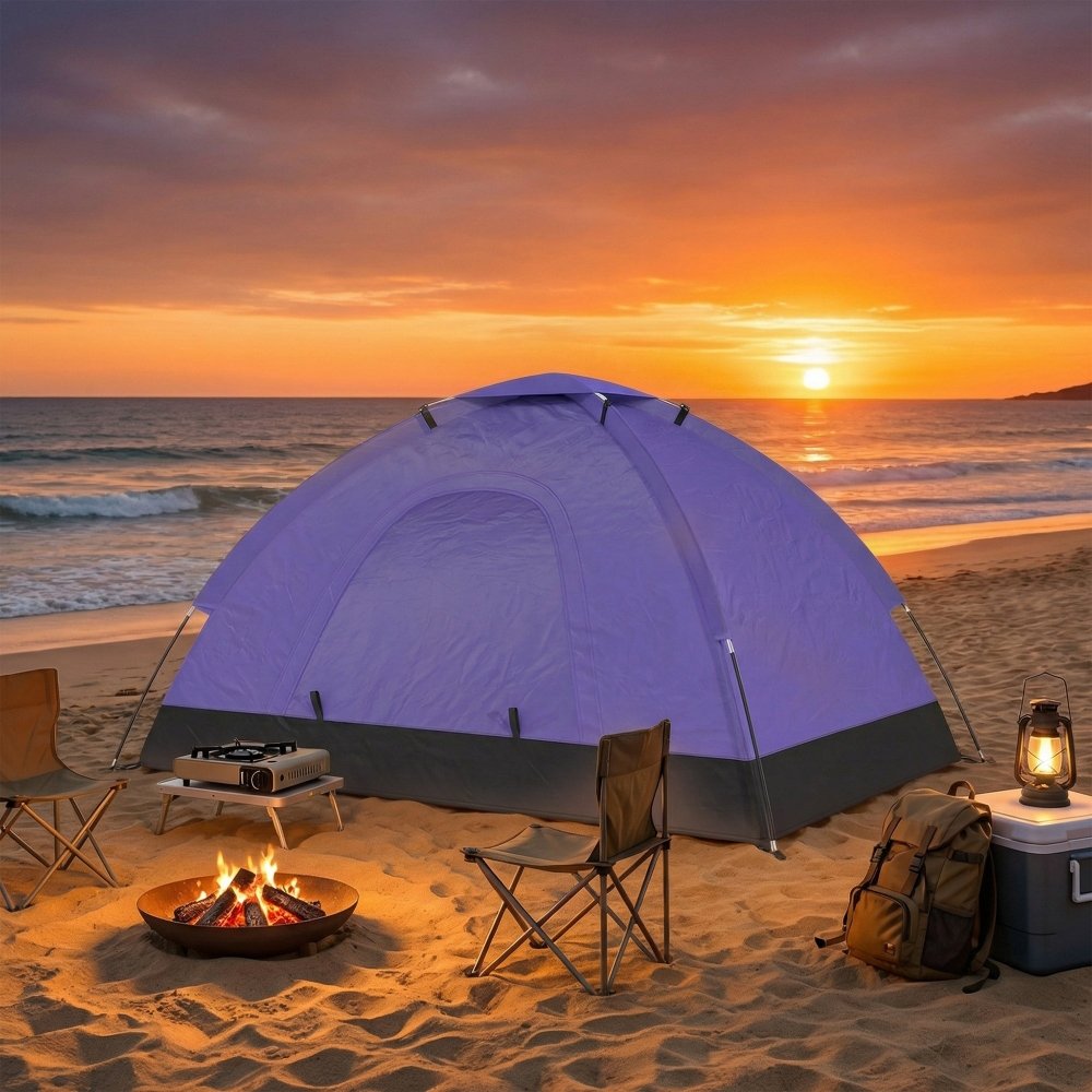 Outsunny 2 Person Dome Tent for Camping, Hiking & Festivals