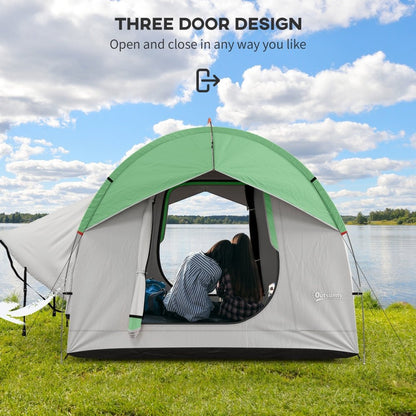 Outsunny 5 Man SUV Car Tent with Waterproof Tailgate Shelter