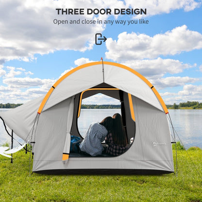 Outsunny 5 Man SUV Car Tent with Waterproof Tailgate Shelter