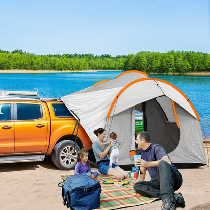 Outsunny 5 Man SUV Car Tent with Waterproof Tailgate Shelter