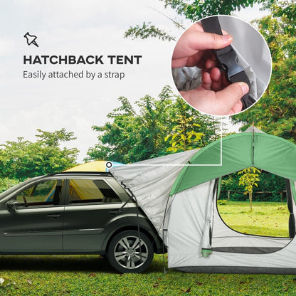Outsunny 5 Man SUV Car Tent with Waterproof Tailgate Shelter