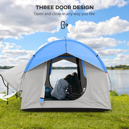 Outsunny 5 Man SUV Car Tent with Waterproof Tailgate Shelter