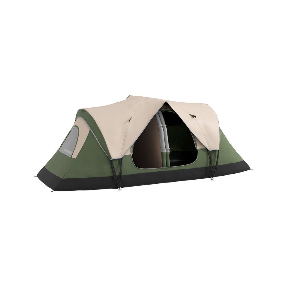 Outsunny 6–8 Person Tunnel Camping Tent with 2000mm Waterproof Rainfly