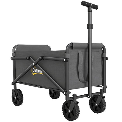 Outsunny 62L Folding Festival Trolley Cart with Carry Bag