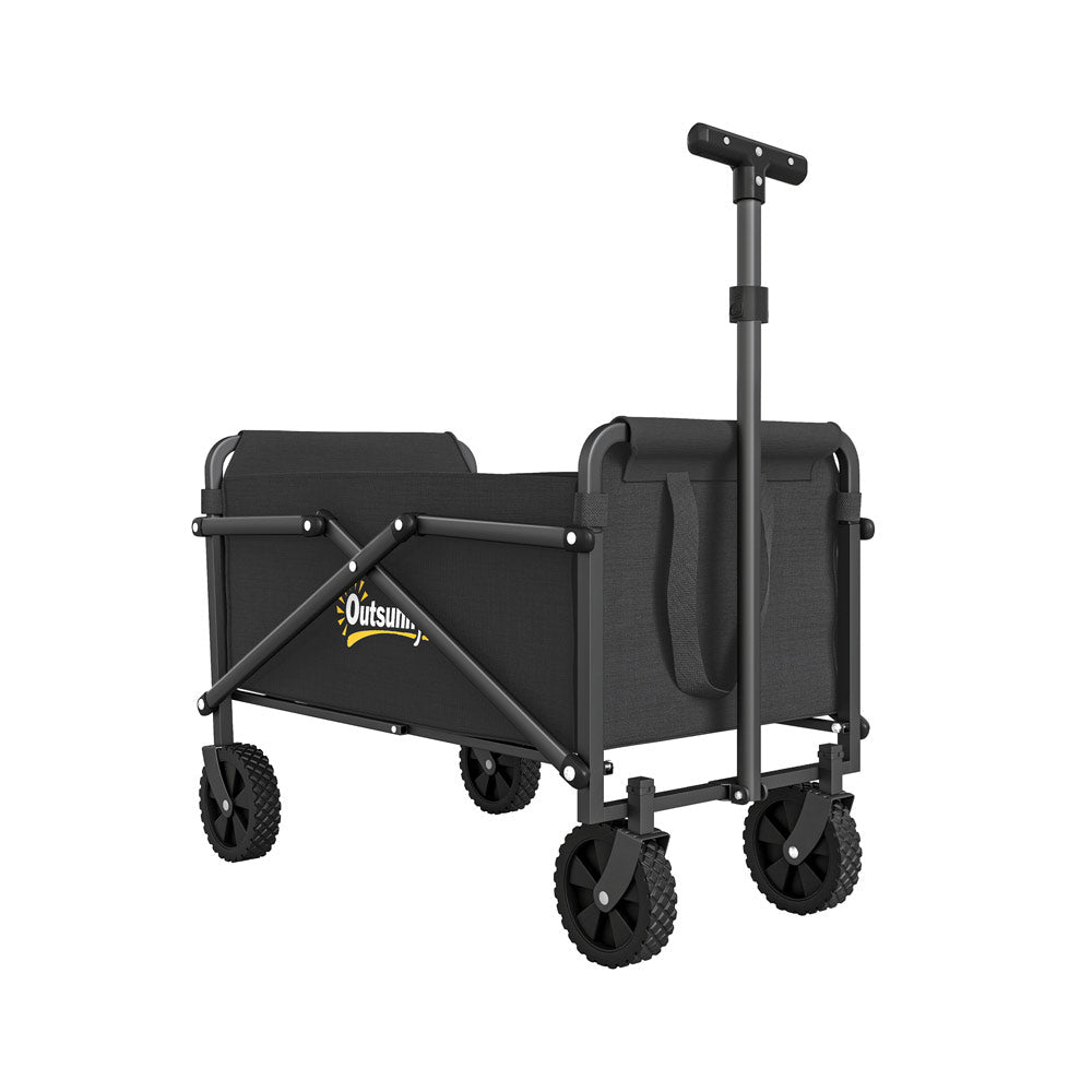 Outsunny 62L Folding Festival Trolley Cart with Carry Bag