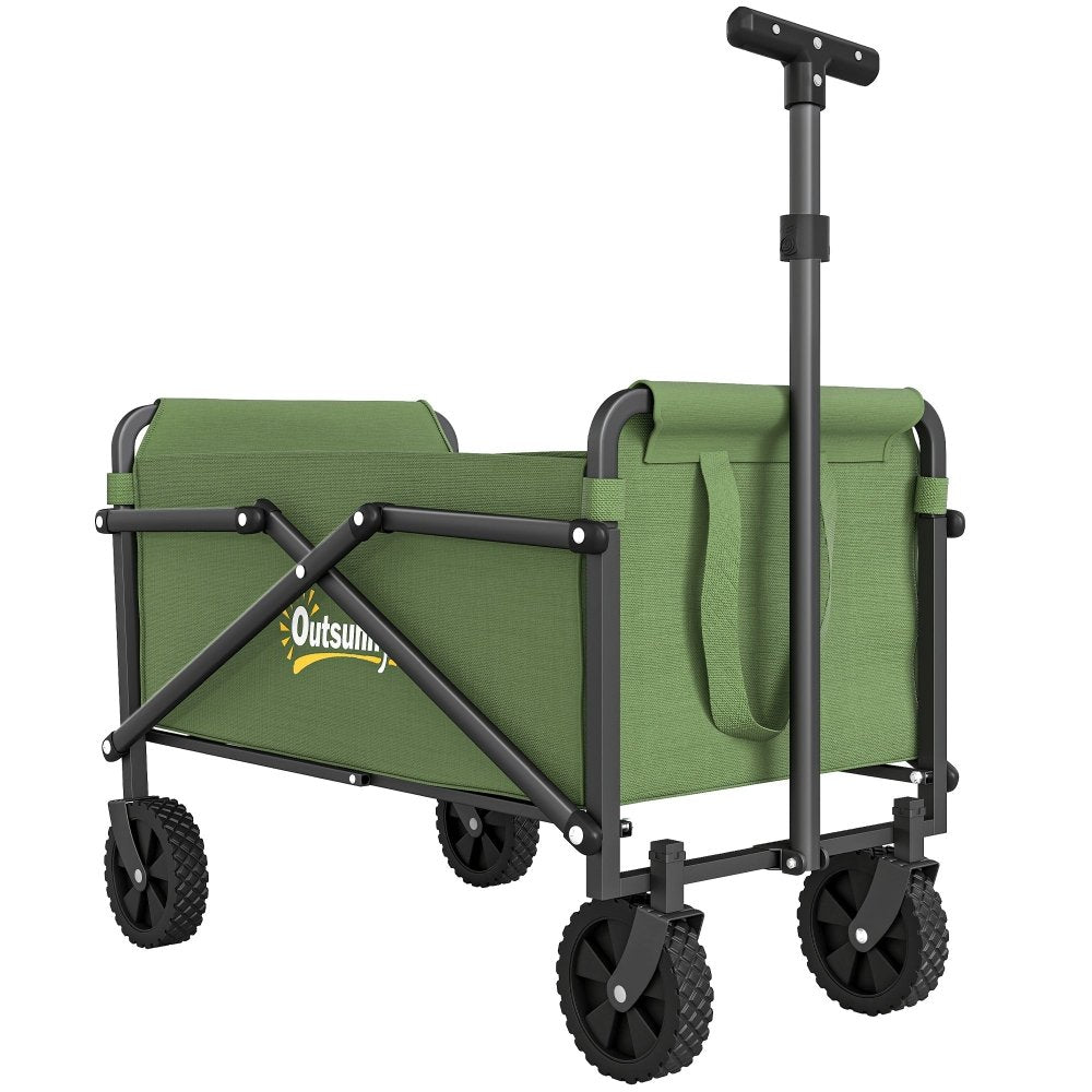 Outsunny 62L Folding Festival Trolley Cart with Carry Bag