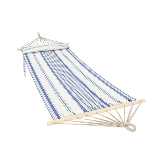 Outsunny Cotton Hammock with Pillow for Camping & Garden