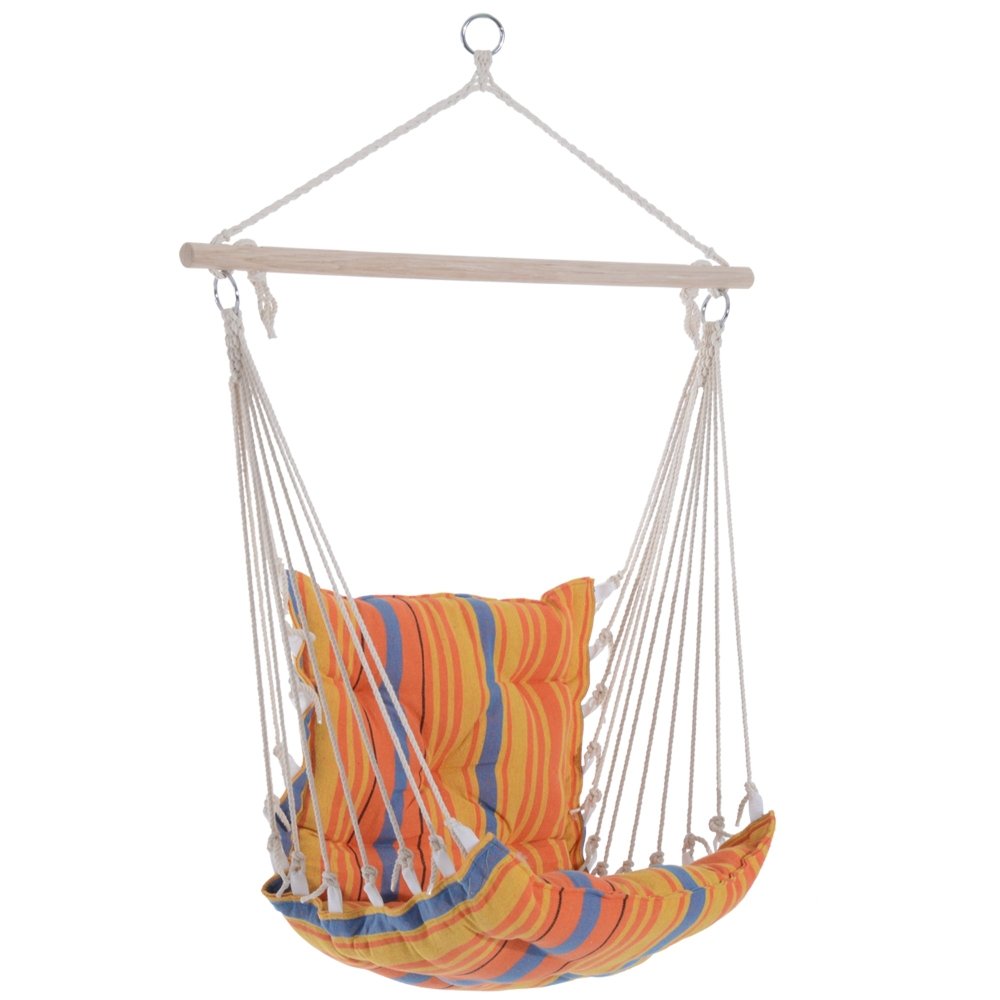 Outsunny Hanging Hammock Chair for Garden, Camping & Outdoor Use
