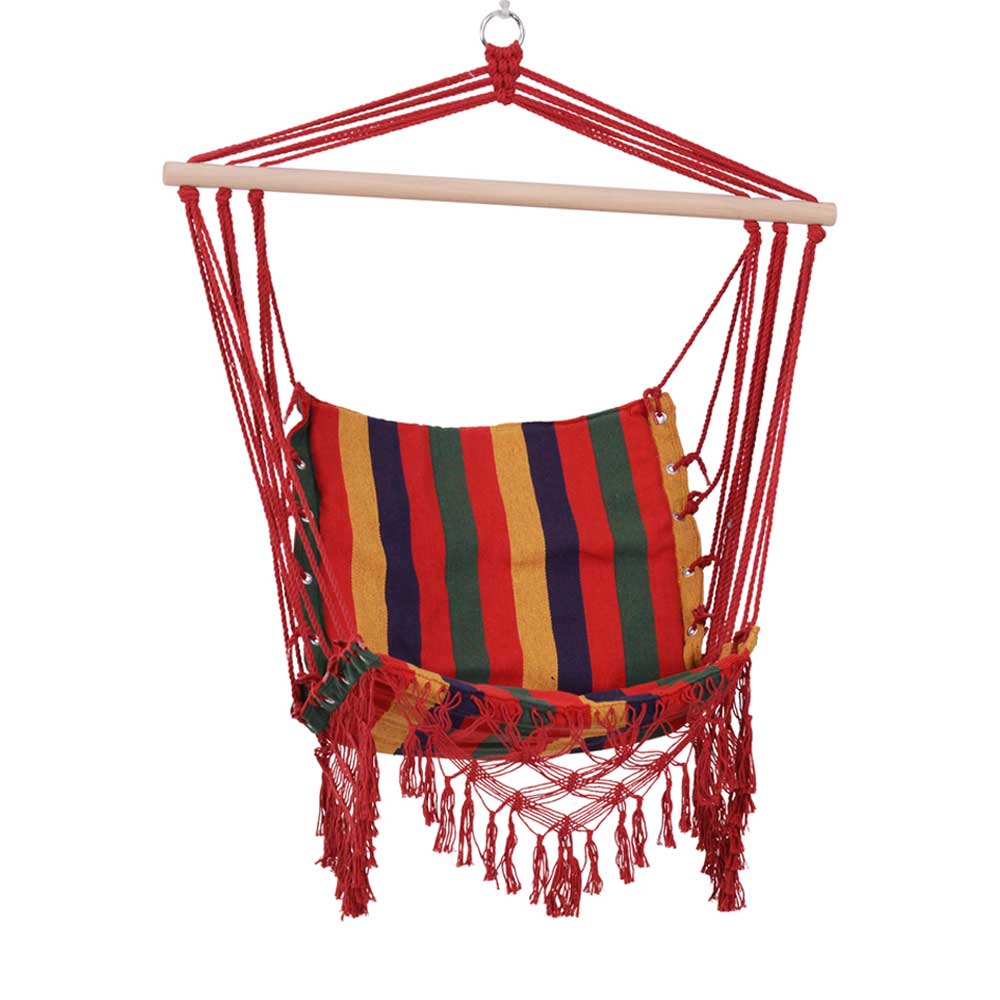 Outsunny Hanging Hammock Chair for Garden, Camping & Outdoor Use