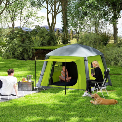 Outsunny Inflatable 2 Man Tent Waterproof Air Tent