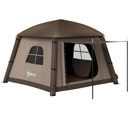 Outsunny Inflatable 2 Man Tent Waterproof Air Tent