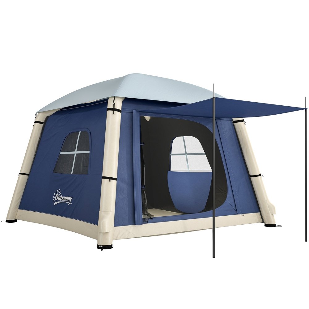 Outsunny Inflatable 2 Man Tent Waterproof Air Tent – Fittux