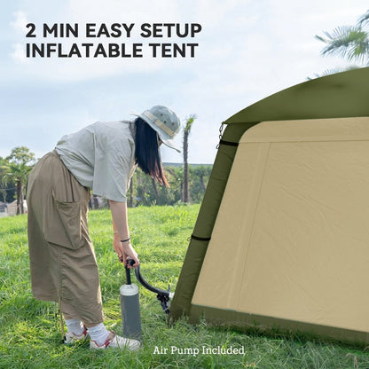 Outsunny Inflatable 2 Man Tent Waterproof Air Tent
