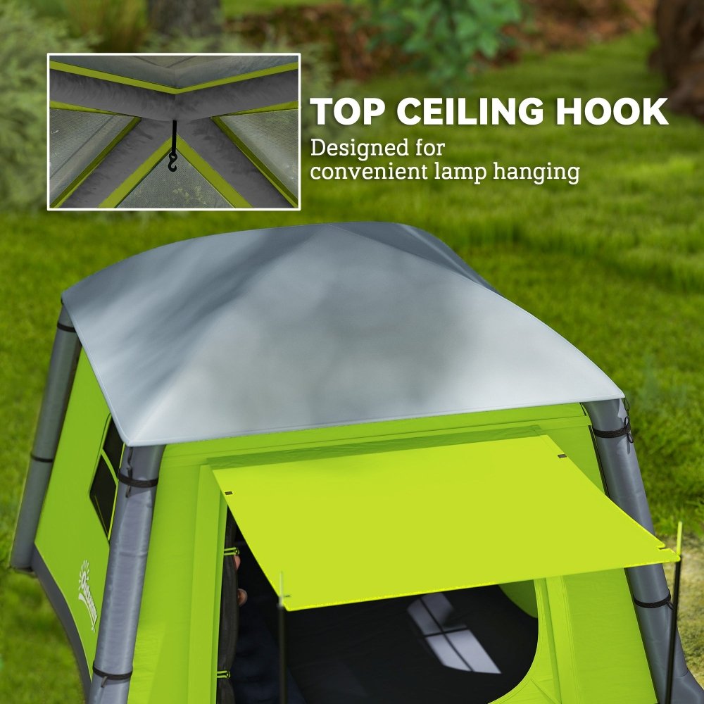 Outsunny Inflatable 2 Man Tent Waterproof Air Tent