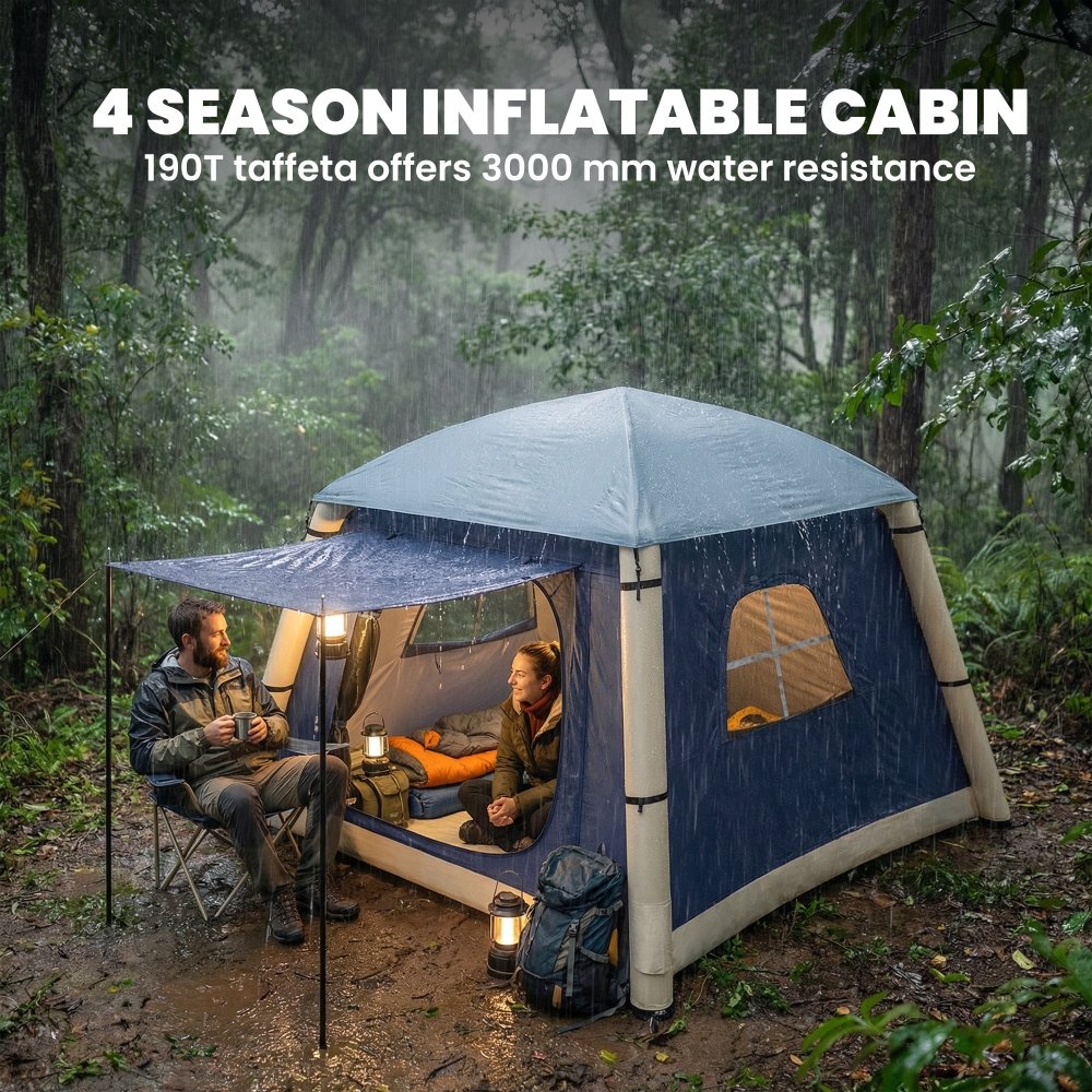Outsunny Inflatable 2 Man Tent Waterproof Air Tent