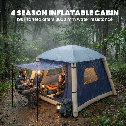 Outsunny Inflatable 2 Man Tent Waterproof Air Tent