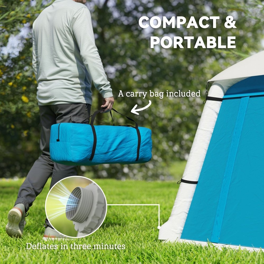Outsunny Inflatable 2 Man Tent Waterproof Air Tent