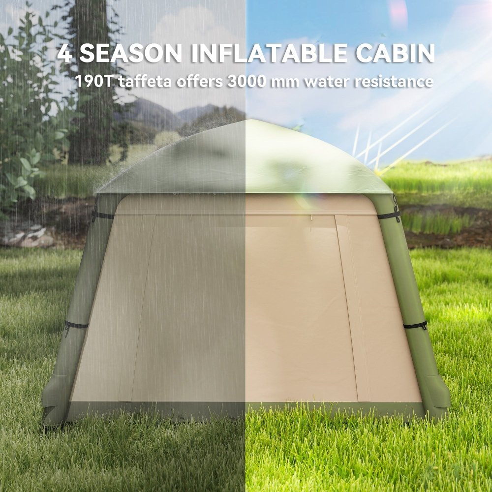 Outsunny Inflatable 2 Man Tent Waterproof Air Tent