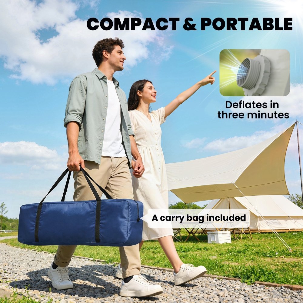Outsunny Inflatable 2 Man Tent Waterproof Air Tent