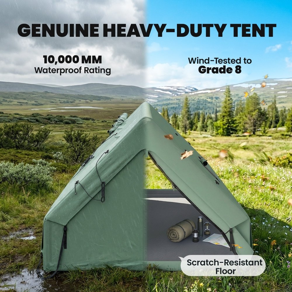 Outsunny Inflatable 4 Season Hot Tent with Stove Jack & 10K Waterproof