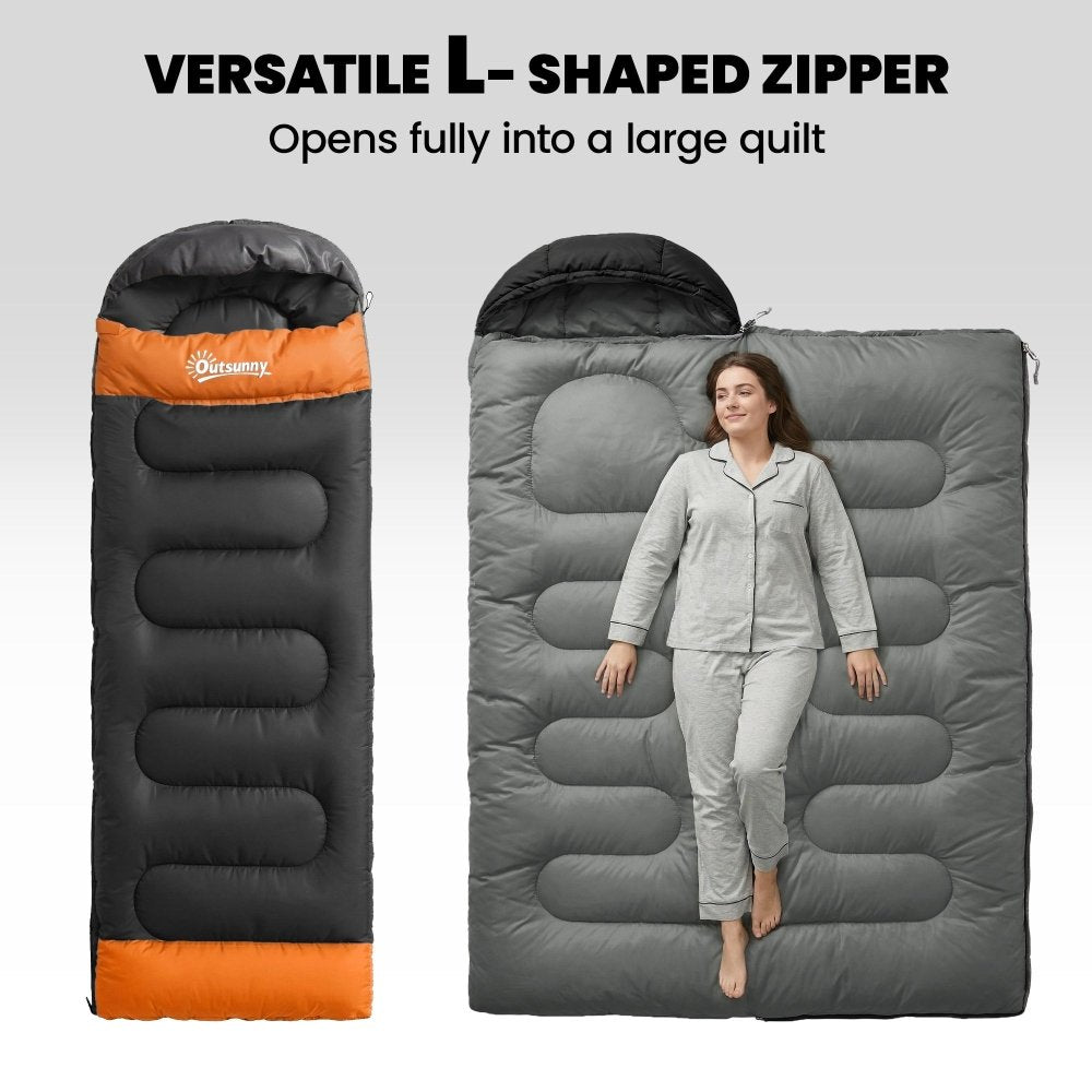 Outsunny Lightweight Sleeping Bag for Camping & Hiking