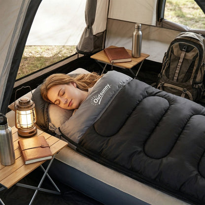 Outsunny Lightweight Sleeping Bag for Camping & Hiking