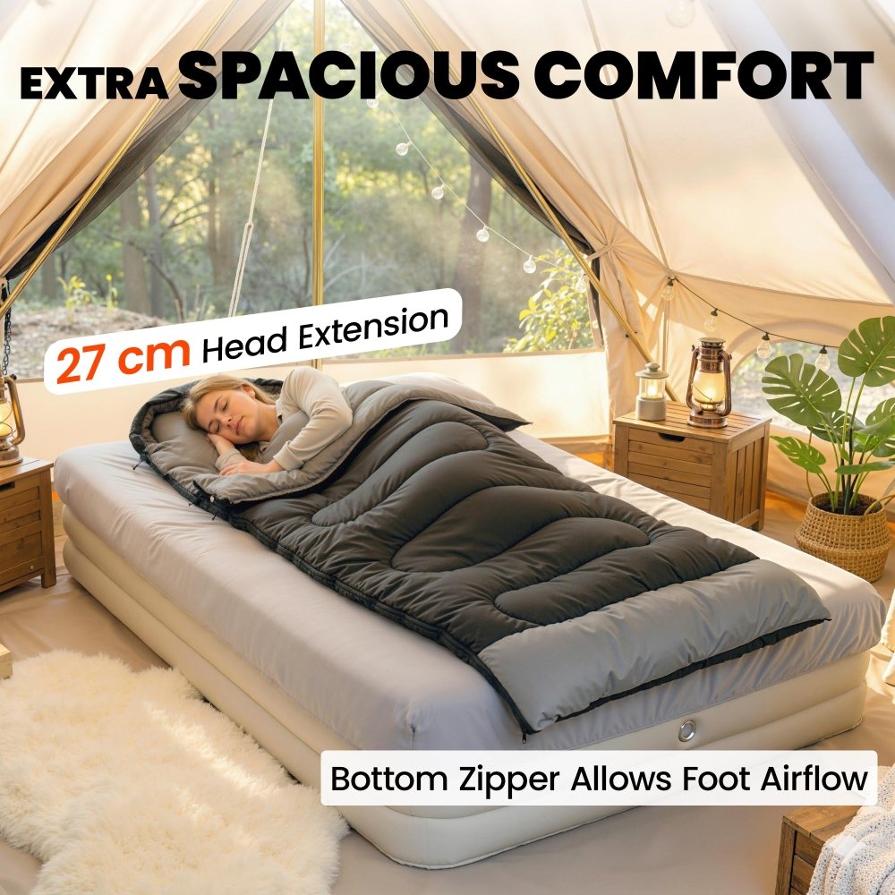 Outsunny Lightweight Sleeping Bag for Camping & Hiking