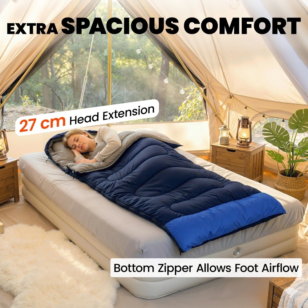 Outsunny Lightweight Sleeping Bag for Camping & Hiking