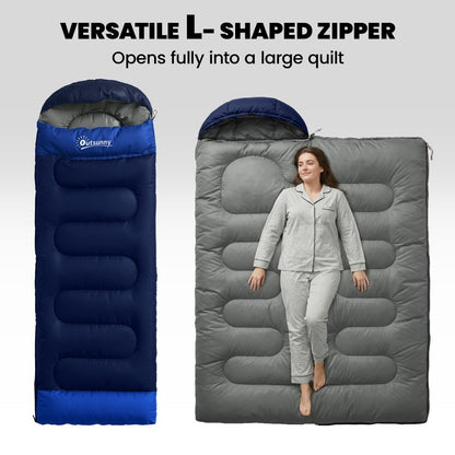 Outsunny Lightweight Sleeping Bag for Camping & Hiking