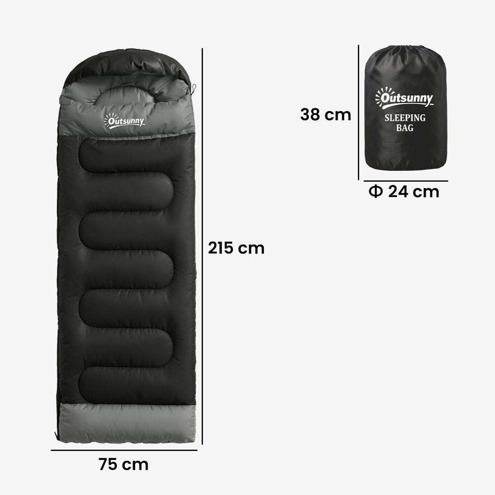 Outsunny Lightweight Sleeping Bag for Camping & Hiking