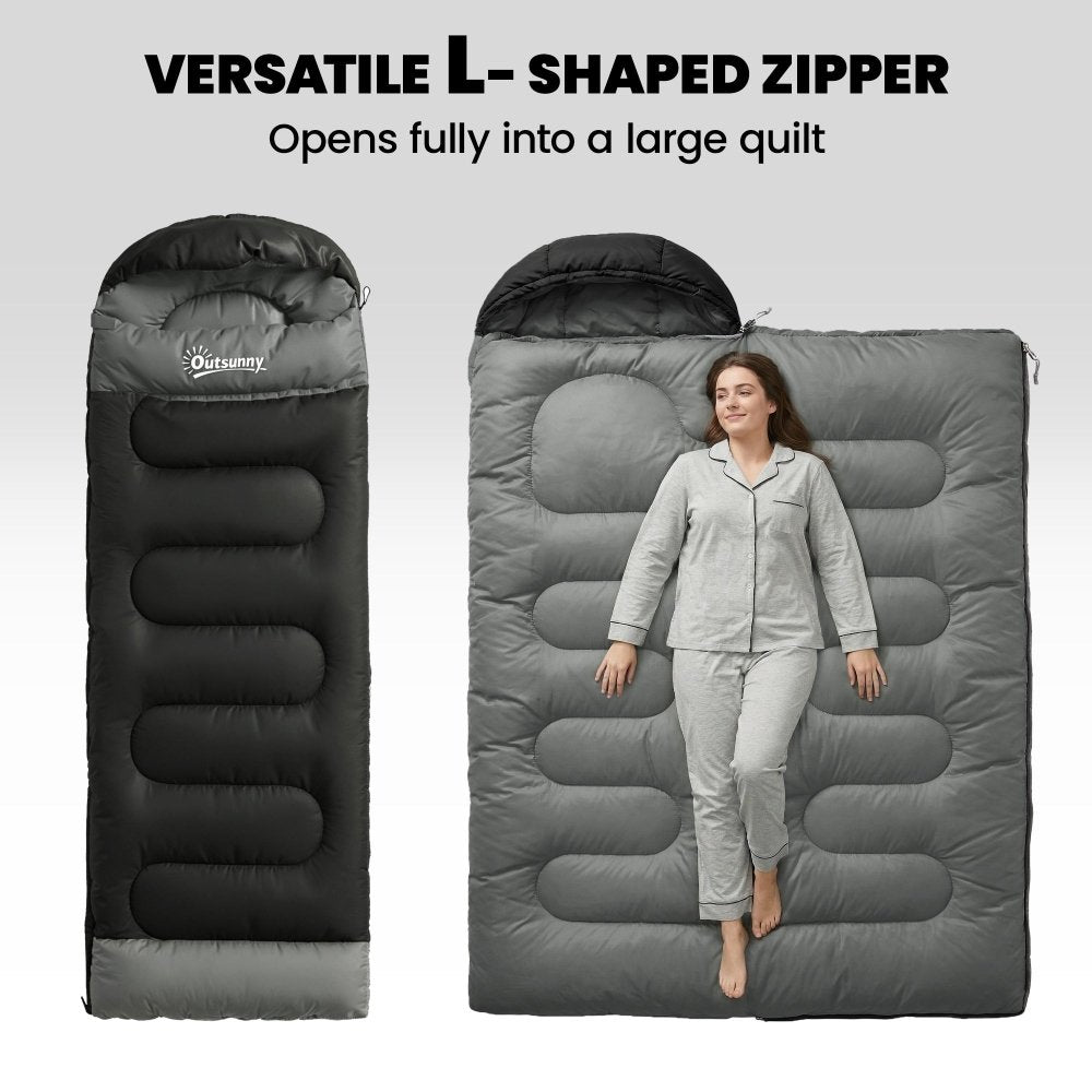 Outsunny Lightweight Sleeping Bag for Camping & Hiking