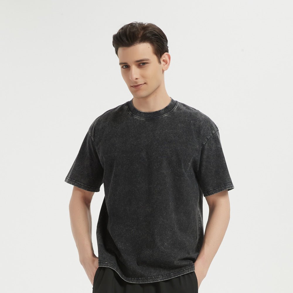 Oversized Reverse Printed Memento Mori No Pain No Gain T-Shirt