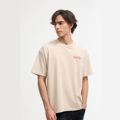 Oversized Washed Distressed T-Shirt - Fittux