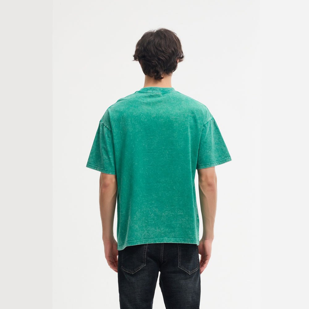 Oversized Washed Distressed T-Shirt - Fittux