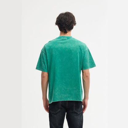 Oversized Washed Distressed T-Shirt - Fittux