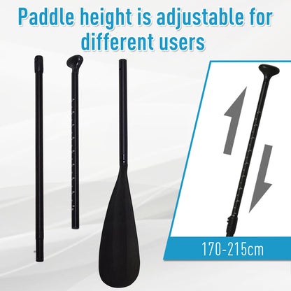 Inflatable Paddle Board with Adjustable Paddle