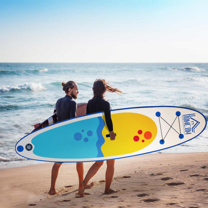 Inflatable Paddle Board with Adjustable Paddle