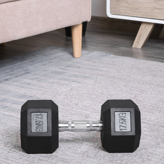 Rubber Hex Dumbbell Set – Pairs from 4 kg to 20 kg