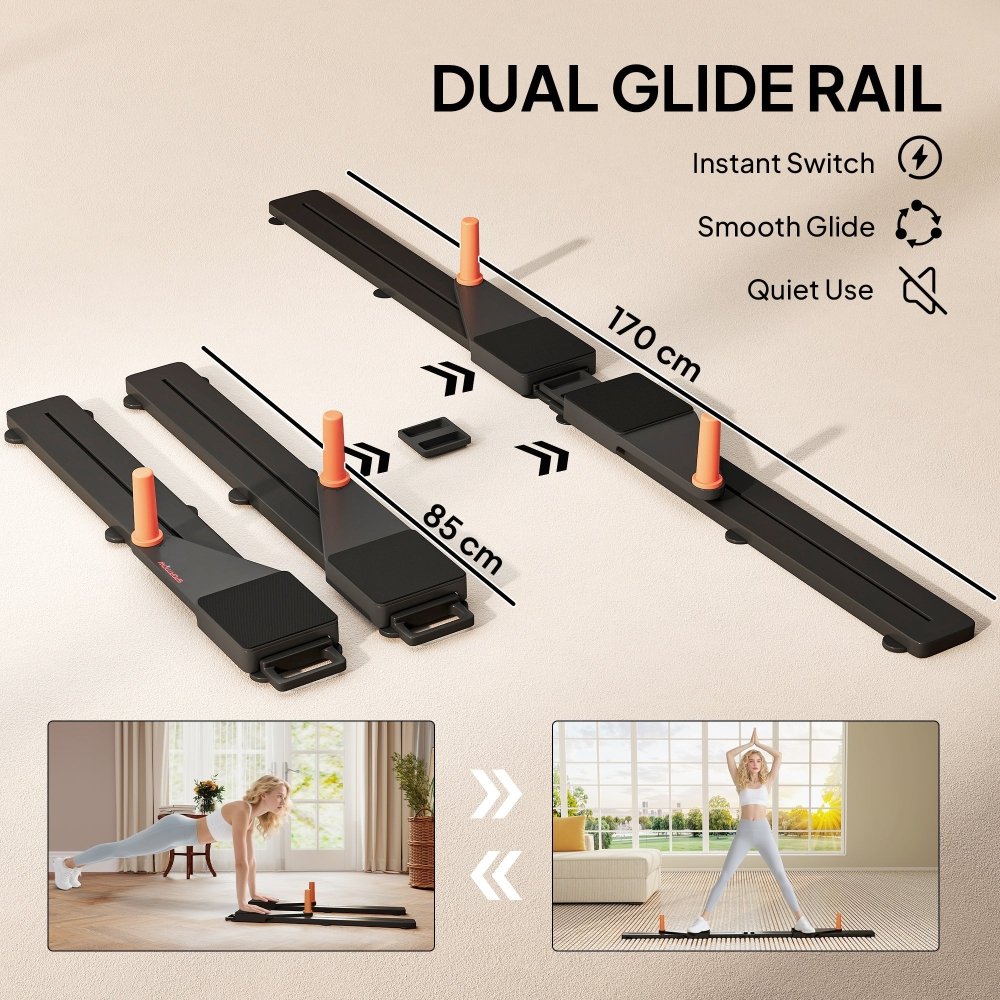 Set of 2 Glide Push Up Boards – Sliding Core & Upper Body Trainer