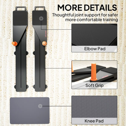 Set of 2 Glide Push Up Boards – Sliding Core & Upper Body Trainer