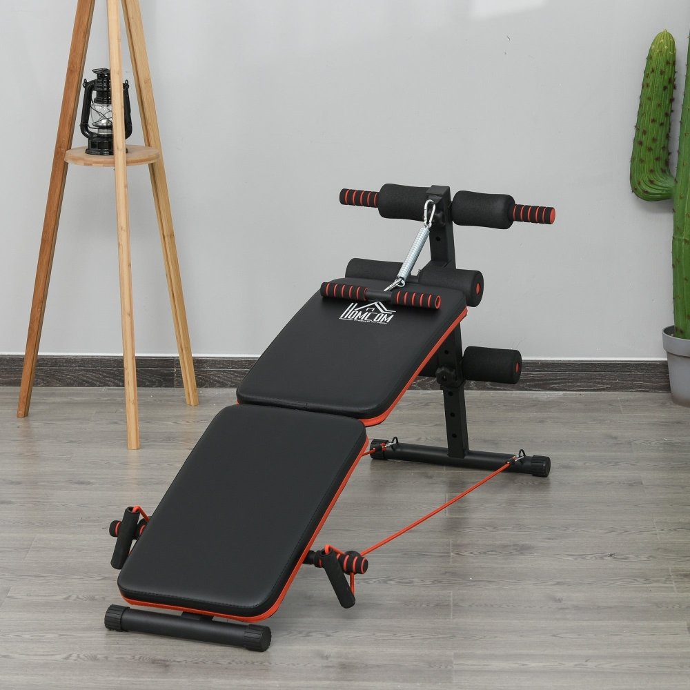 Sit - Up Dumbbell Weight Bench with Drawstrings