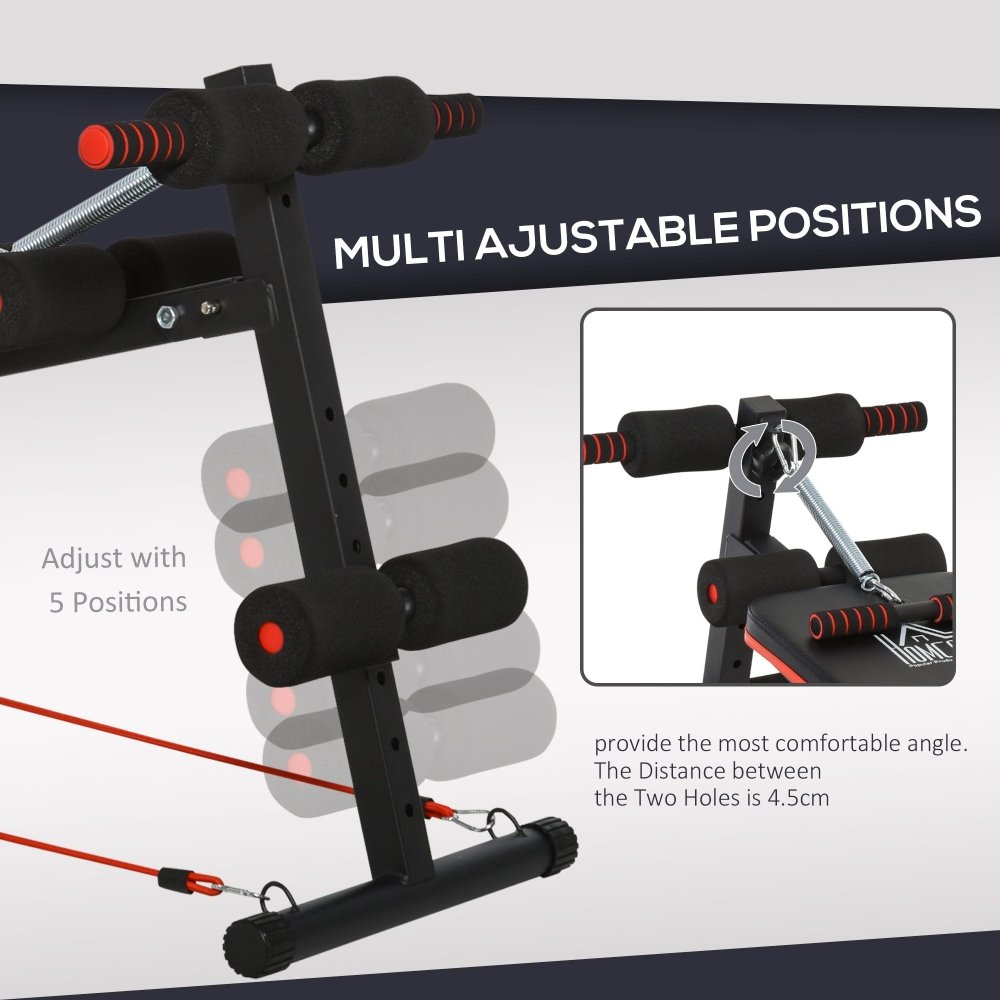 Sit - Up Dumbbell Weight Bench with Drawstrings
